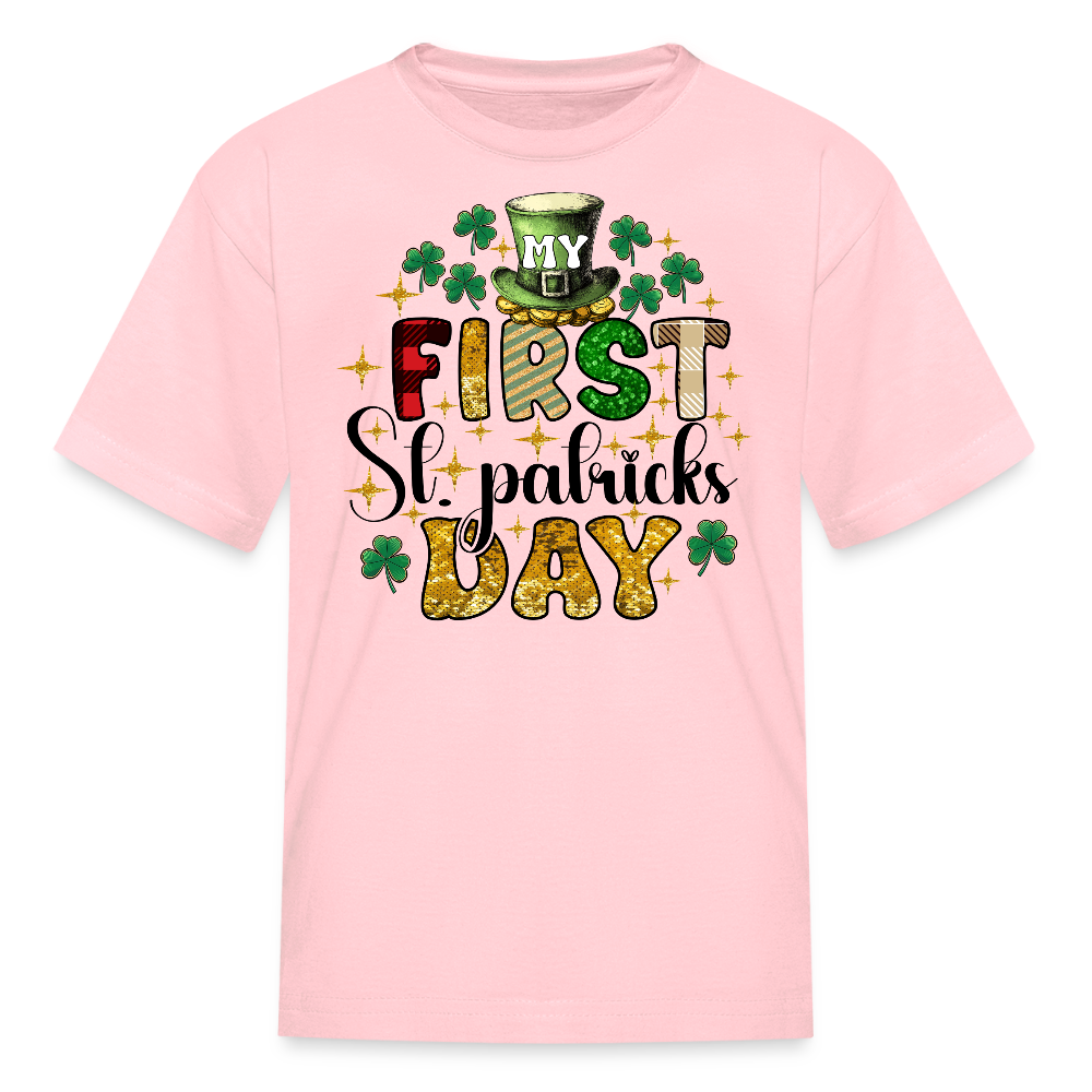 My First St Patrick's Day Baby T-shirt - pink