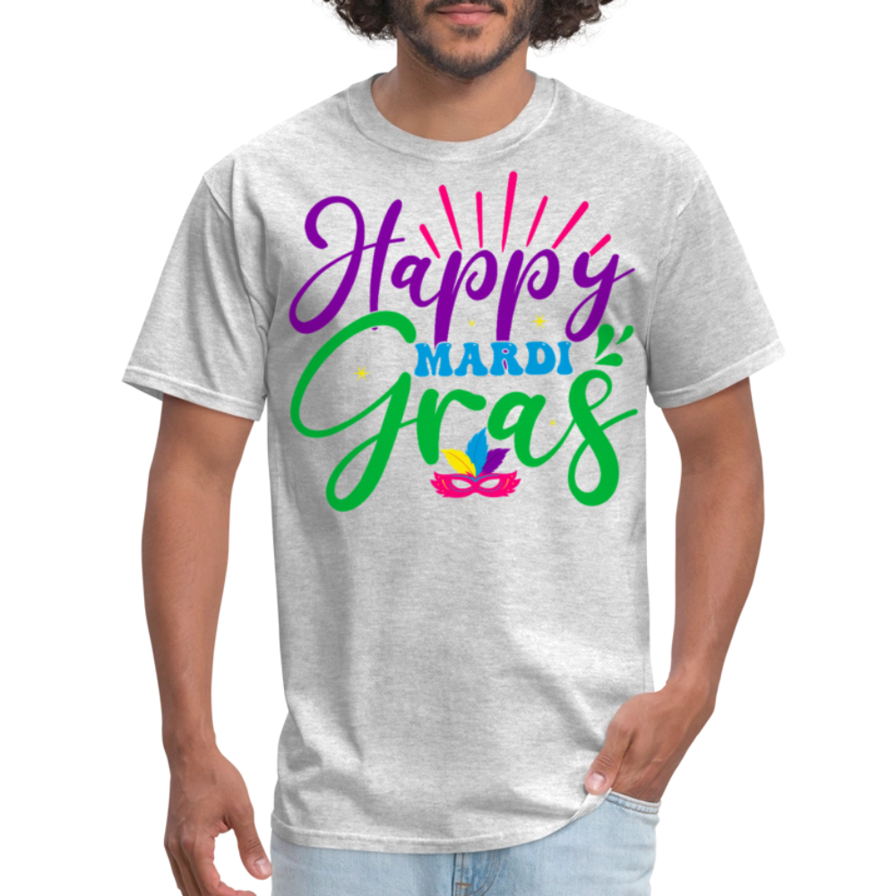 Happy Mardi Gras Party Unisex Classic T-shirt - heather gray