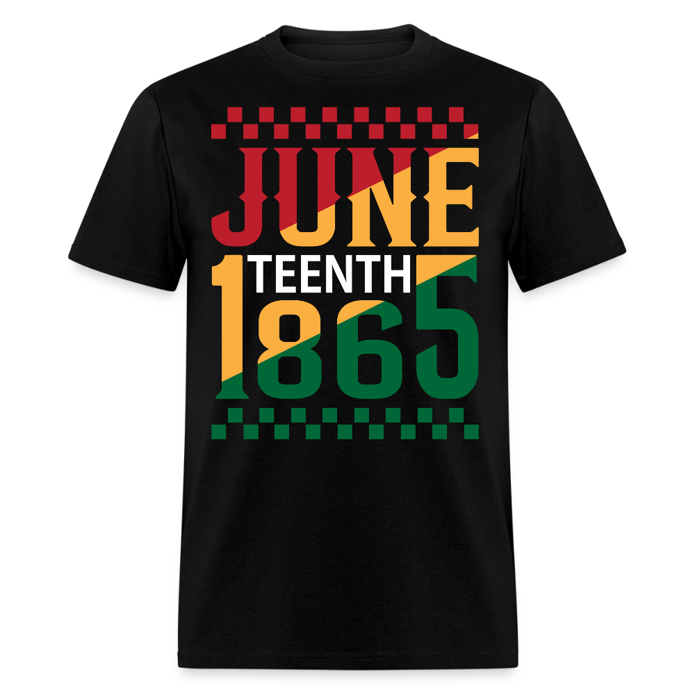 Juneteenth 1865 African American Freedom Day T-shirt - black
