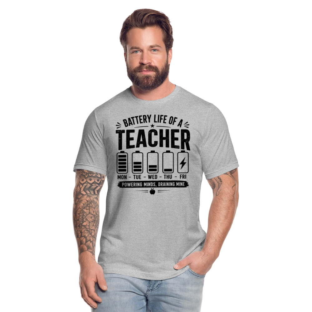 Battery Life of a Teacher T-Shirt | Funny Teacher Gift