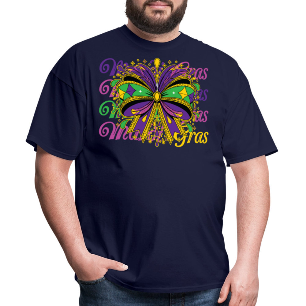 Stylish Mardi Gras Outfit For Parade Unisex T-shirt - navy