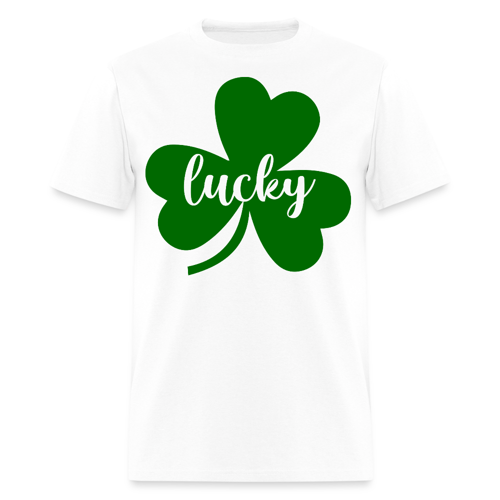 St Patrick’s Day Lucky Clover T-shirt - white