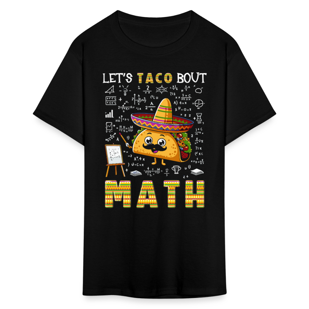 Funny Taco Math Shirt For Teachers Cute Kawaii Taco T-shirt - black