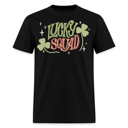 Lucky Squad St Patrick’s Day T-shirt - black
