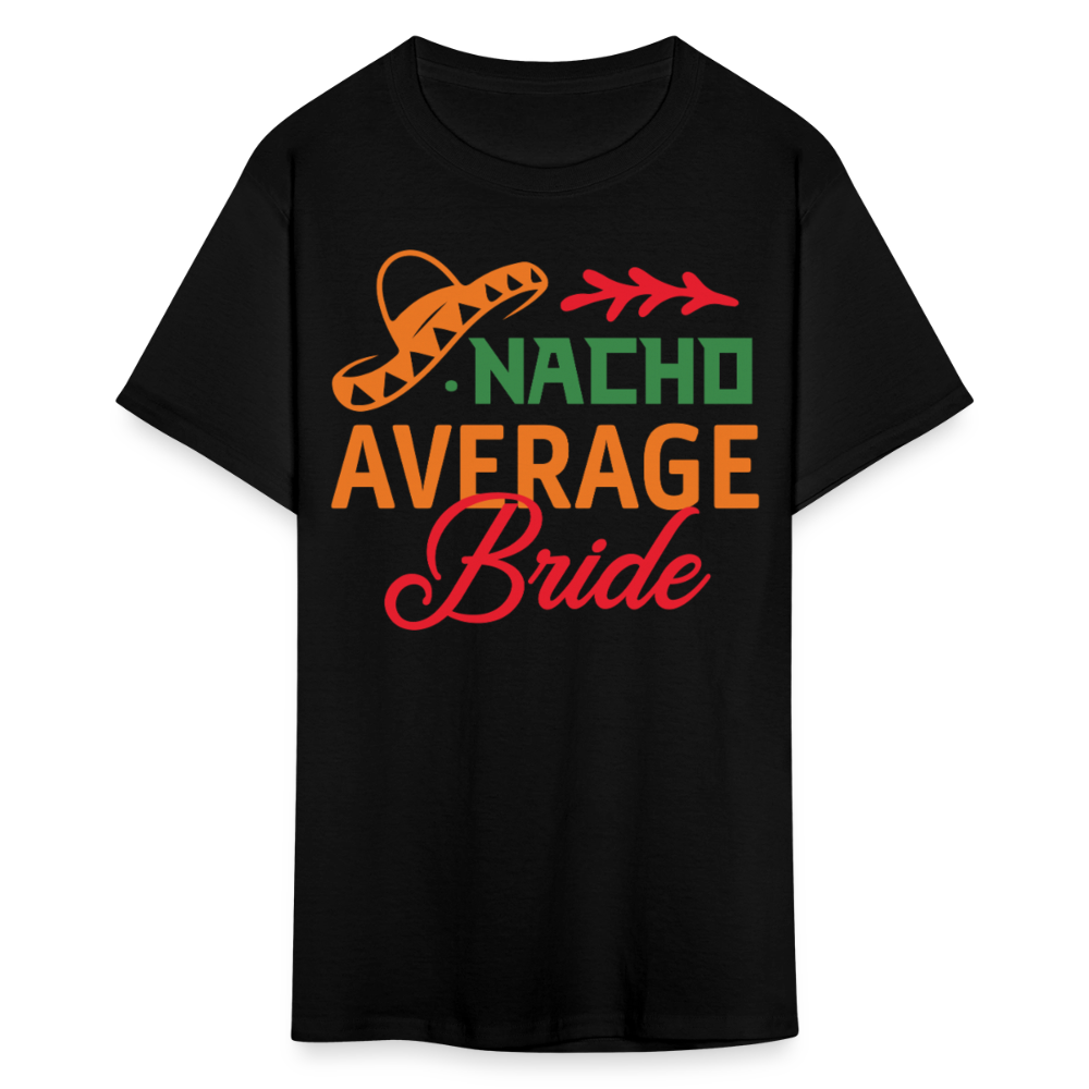 Nacho Average Bride Fiesta Tee Cinco De Mayo Bride Party T-shirt - black