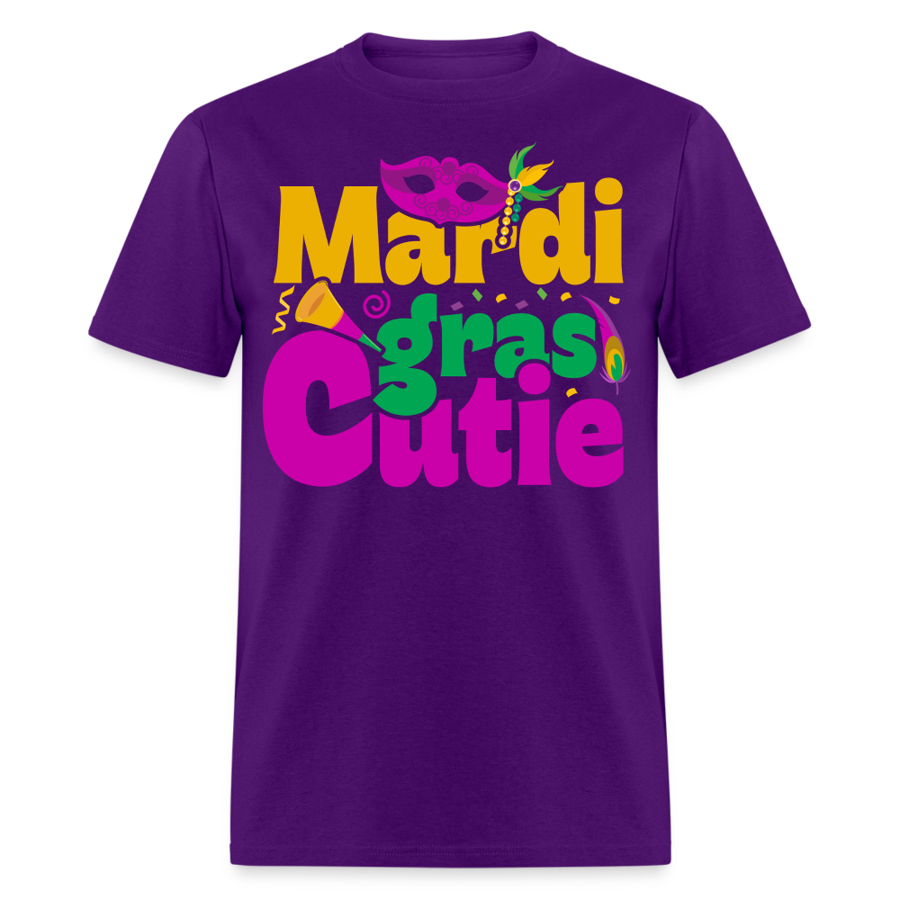 New Orleans Shirt Cute Mardi Gras Party T-shirt - purple