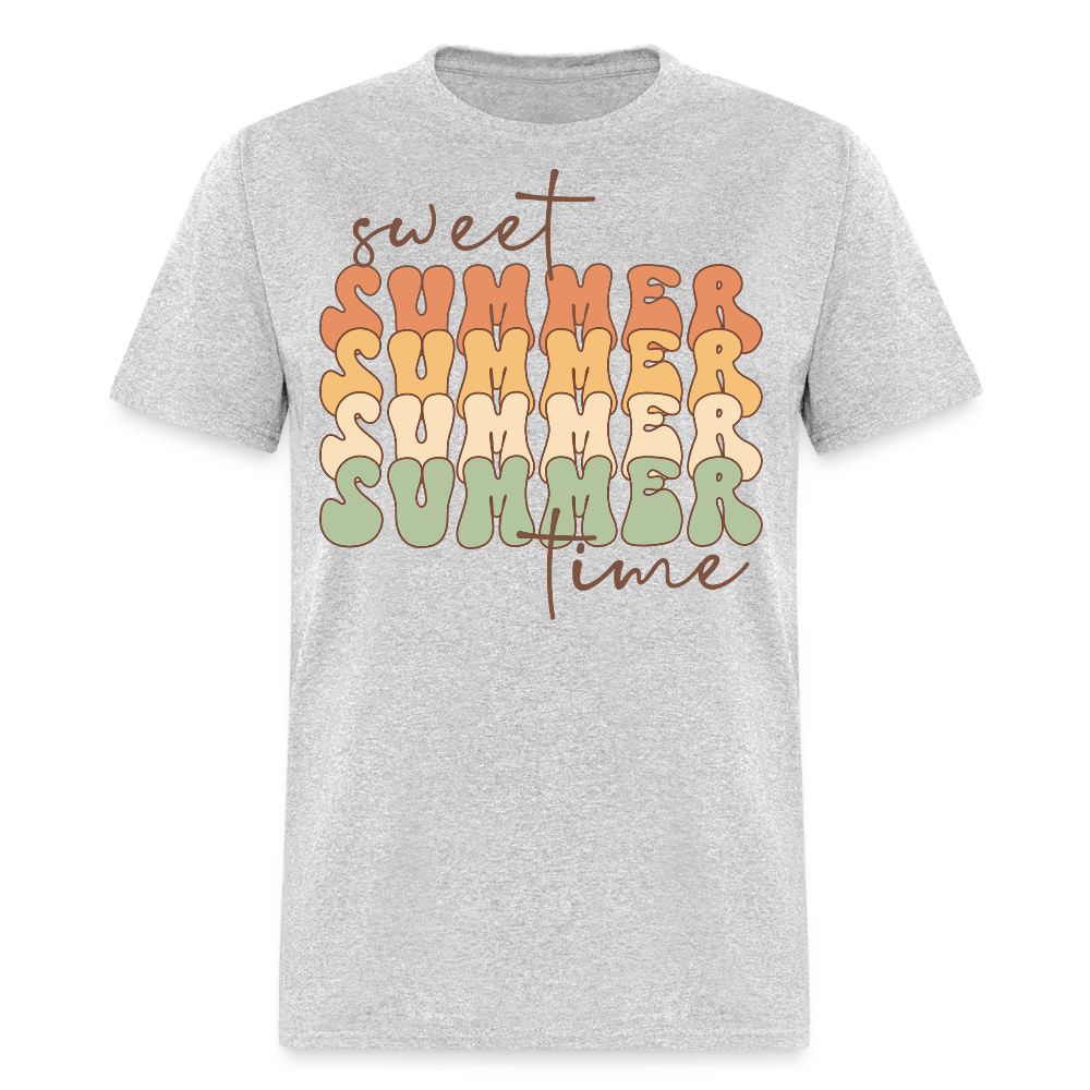 Vintage Sweet Summertime T-shirt - heather gray