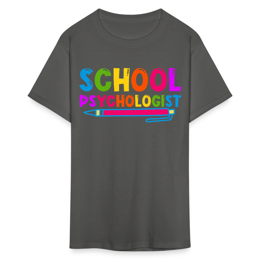 Best Gifts For School Psychologists Mental Health Unisex T-Shirt - charcoal