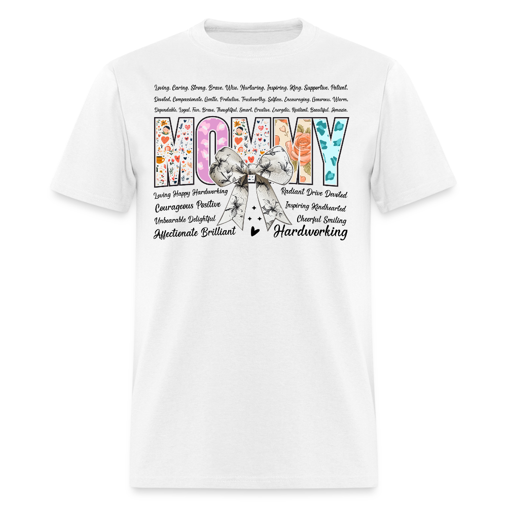 Comfortable And Stylish Mommy Appreciation T-shirt - white