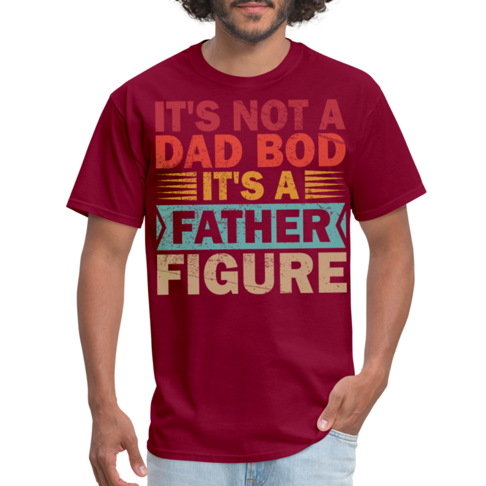 Funny Dad Bod Shirt for Father's Day Clasic T-shirt - burgundy