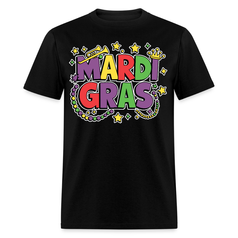 Funny Mardi Gras Shirt For Parade Lovers New Orleans Festival T-shirt - black