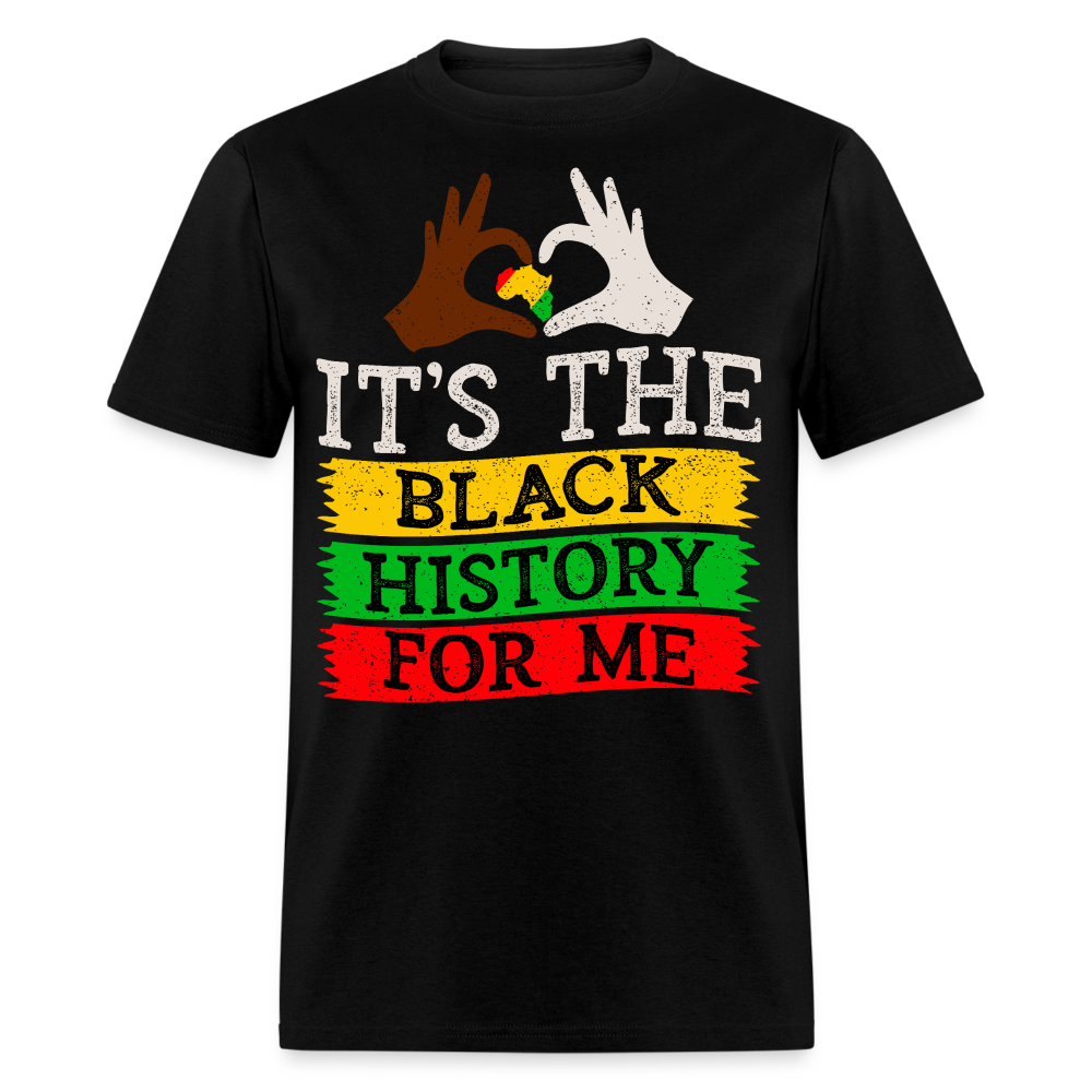 African Heritage Tee Black History Month Unisex T-shirt - black