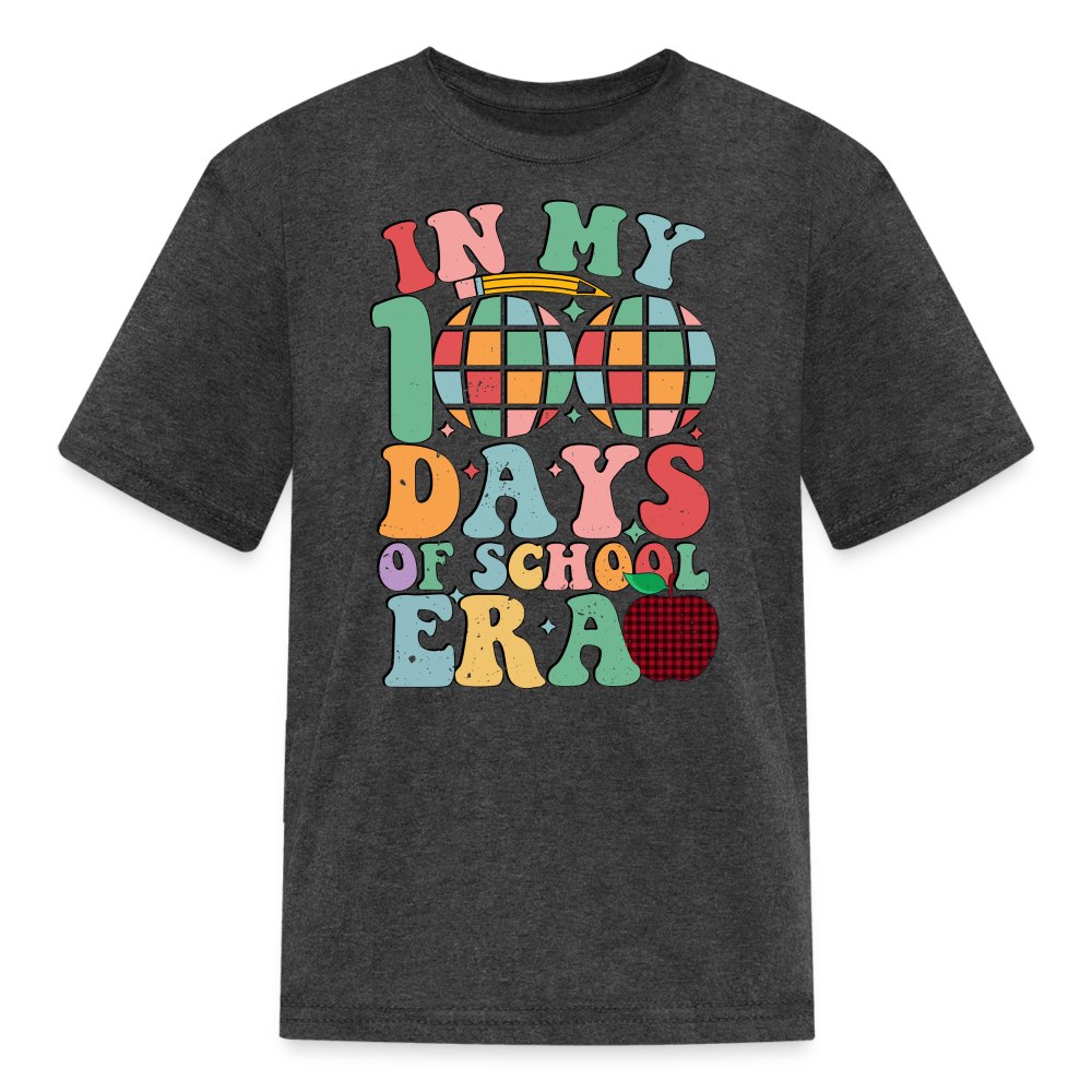 Cute Teacher Shirts For 100th Day Of School Kids T-shirt - heather black