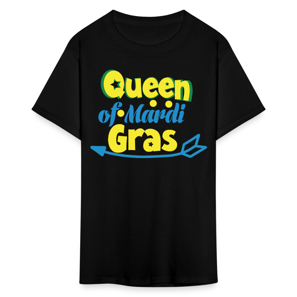 Queen of Mardi Gras Shirt Carnival Festival Celebration T-shirt - black