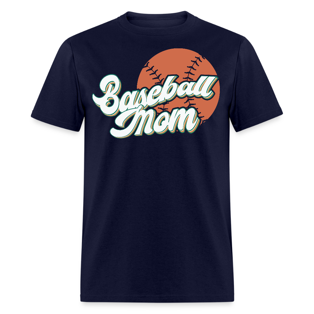 Baseball Mom Outfit Ideas For Game Night T-shirt - navy
