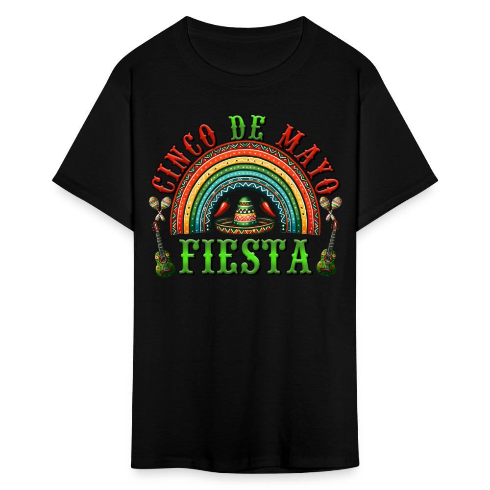 Mexican Culture-inspired Festival Tees Cinco de Mayo Fiesta T-shirt - black