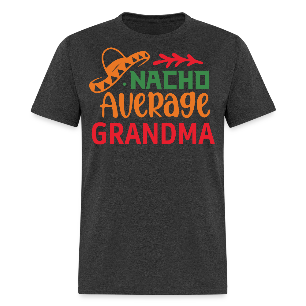 Best Gift For Grandmothers Who Love Tacos Funny Grandma T-shirt - heather black