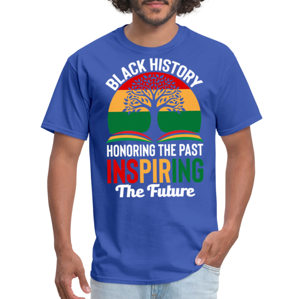 Honoring Black History Inspirational Unisex T-shirt - royal blue