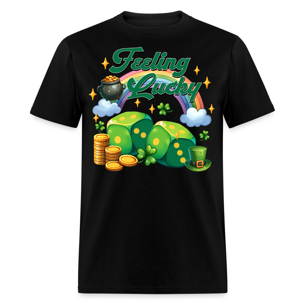 Feeling Lucky St Patrick’s Day Lucky Charm T-shirt - black