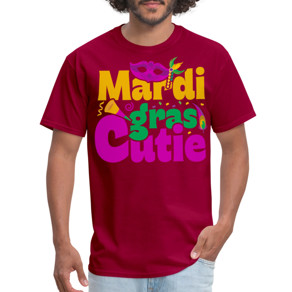 New Orleans Shirt Cute Mardi Gras Party T-shirt - dark red