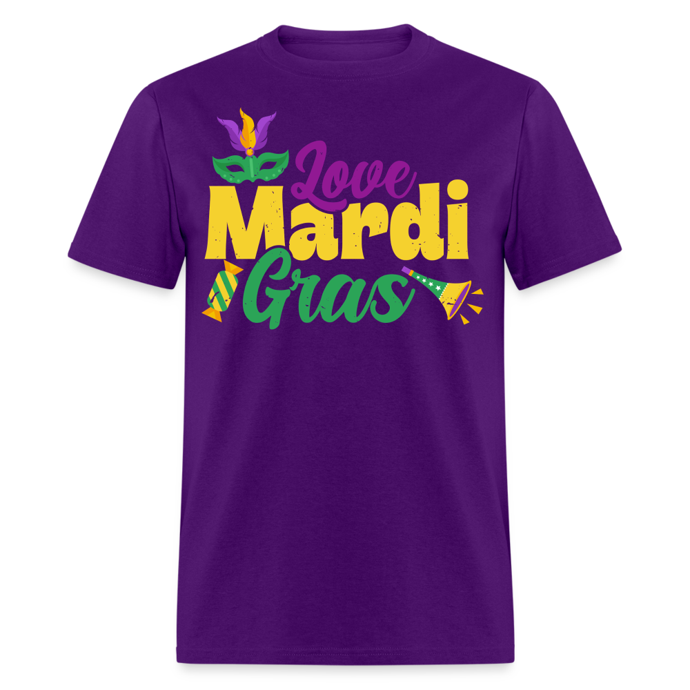 Funny Mardi Gras Shirts For Carnival Lovers Funny Mardi Gras T-shirt - purple