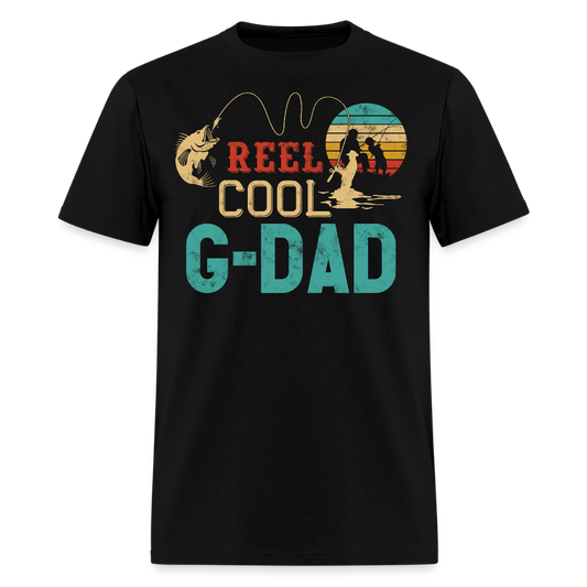 Reel Cool Grandpa Fishing Gifts For Grandpas T-shirt - black