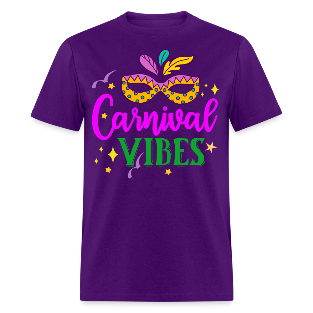 Masquerade Mask Festival Tee Mardi Gras Carnival T-shirt - purple