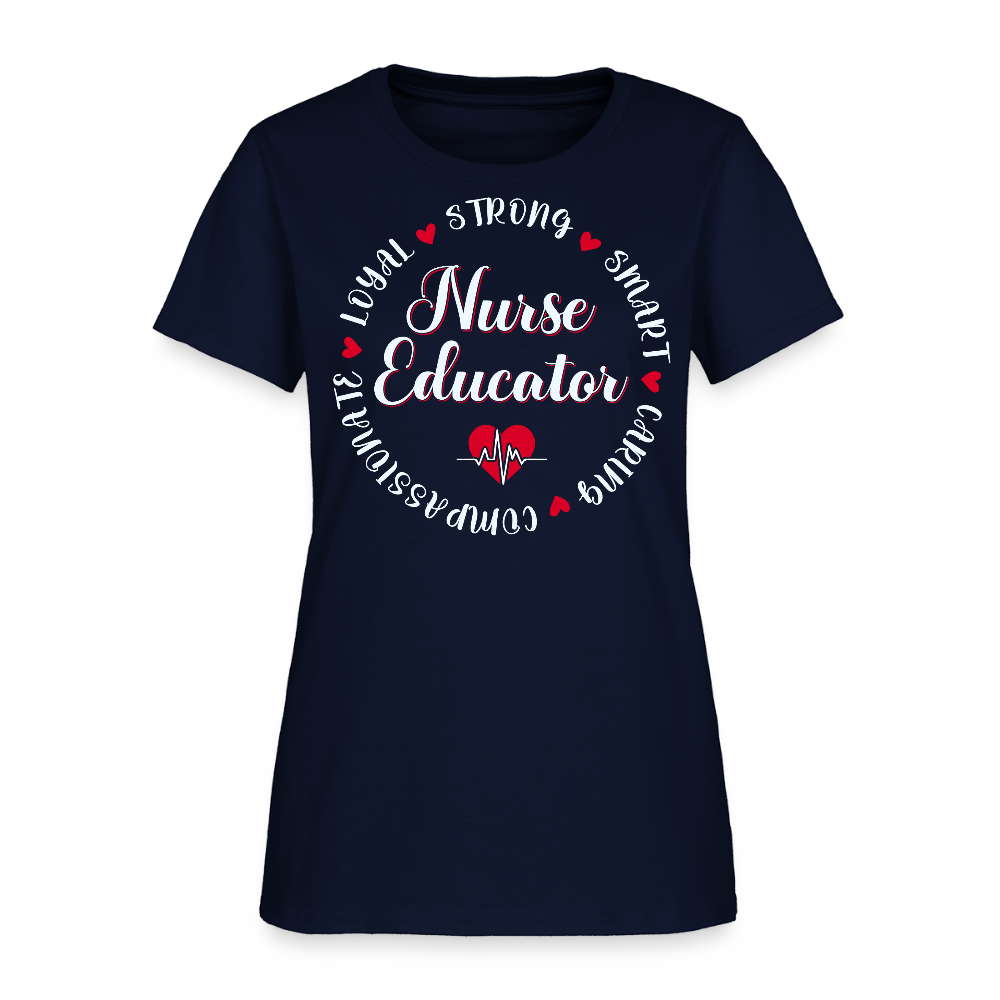Nurse Educator Appreciation Gift T-Shirt - navy