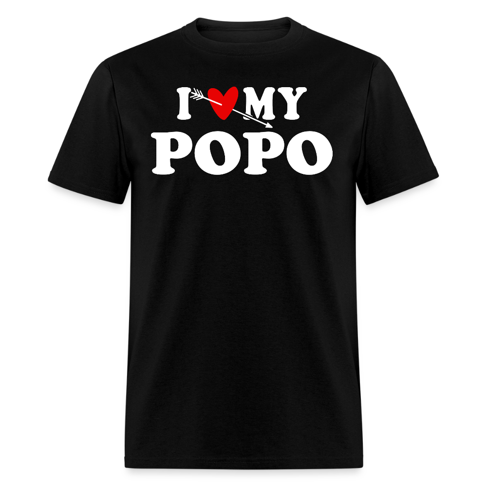I Love My Popo Family Reunion T-shirt - black