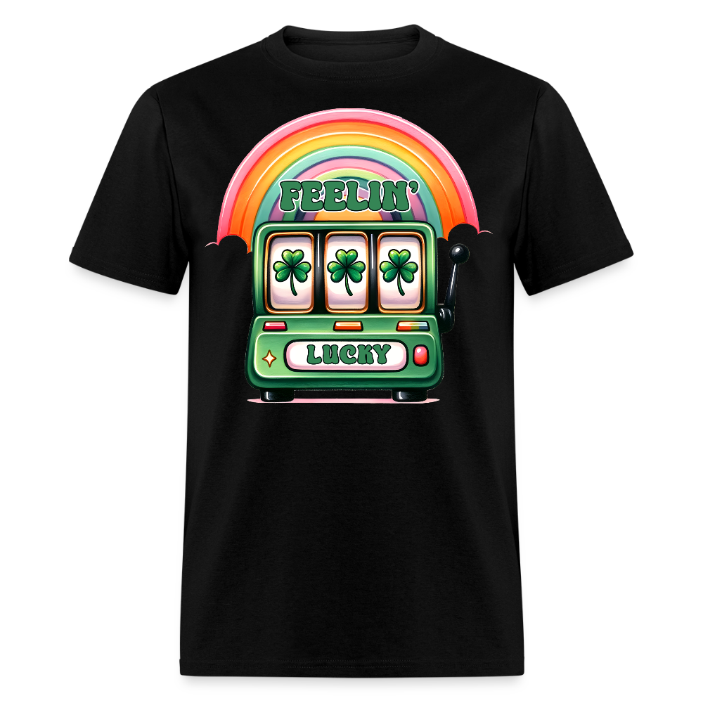 Lucky Slot Machine St Patrick’s Day T-shirt - black