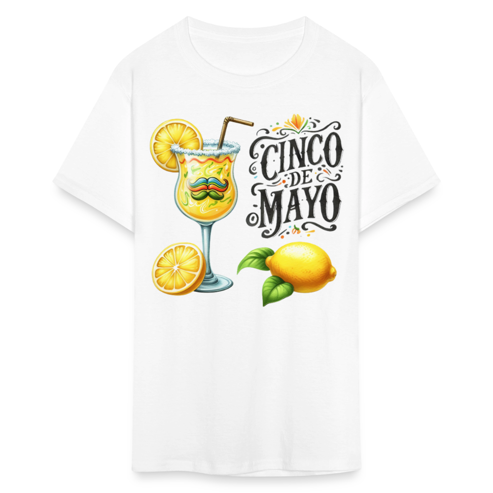 Funny Mexican Drink-themed Fiesta Tee Cinco De Mayo Party T-shirt - white