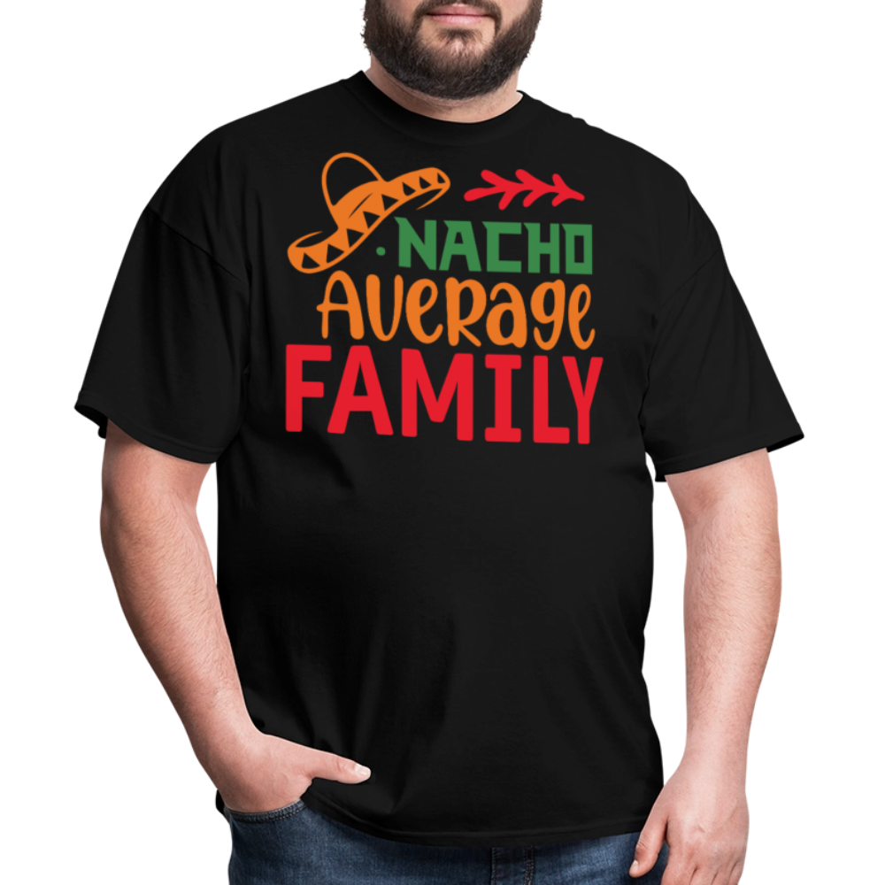 Cinco De Mayo Family Outfits Nacho Average Family T-shirt - black