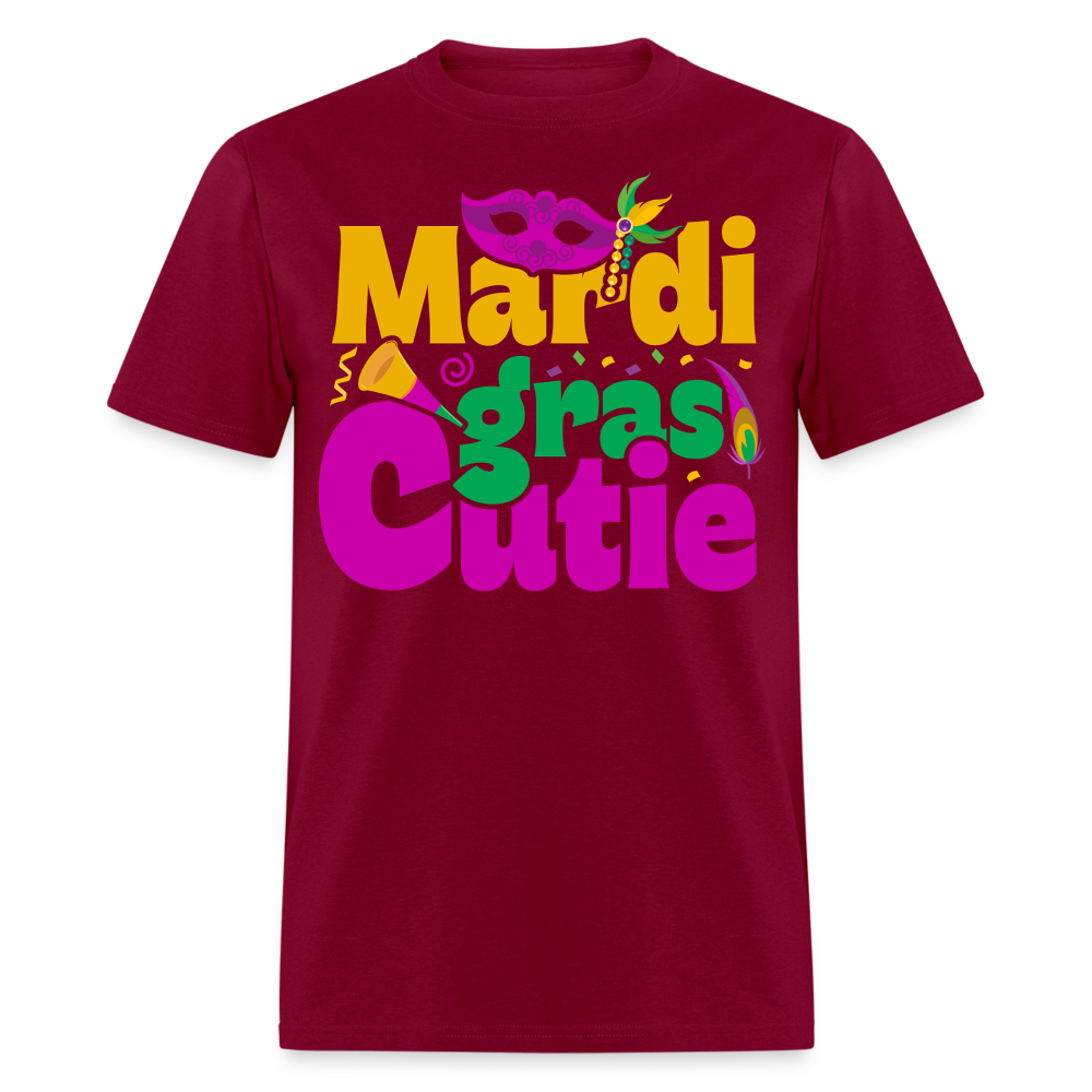 New Orleans Shirt Cute Mardi Gras Party T-shirt - burgundy