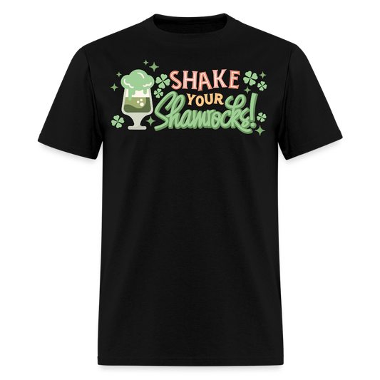 Shake Your Shamrocks Irish Party T-Shirt - black