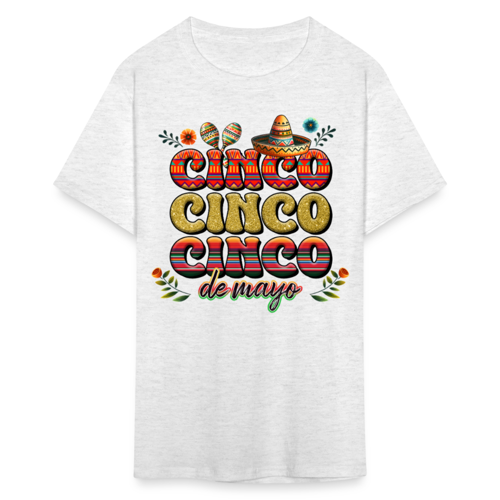 Mexican Fiesta Clothing For Cinco de Mayo Unisex T-shirt - light heather gray