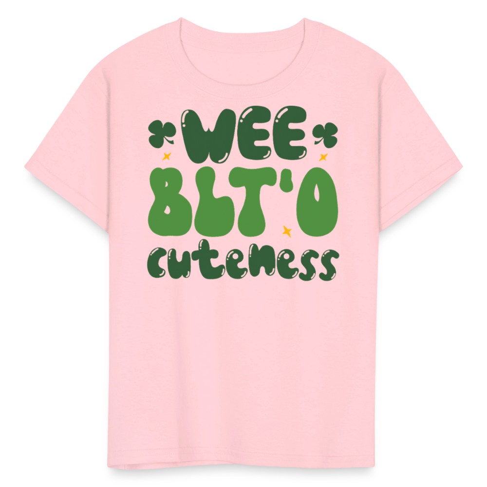 Wee Bit'o Cuteness St Paddy’s Day Kids T-shirt - pink