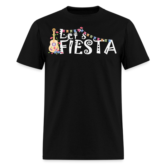 Let’s Fiesta Graphic Tee for Cinco de Mayo T-shirt - black