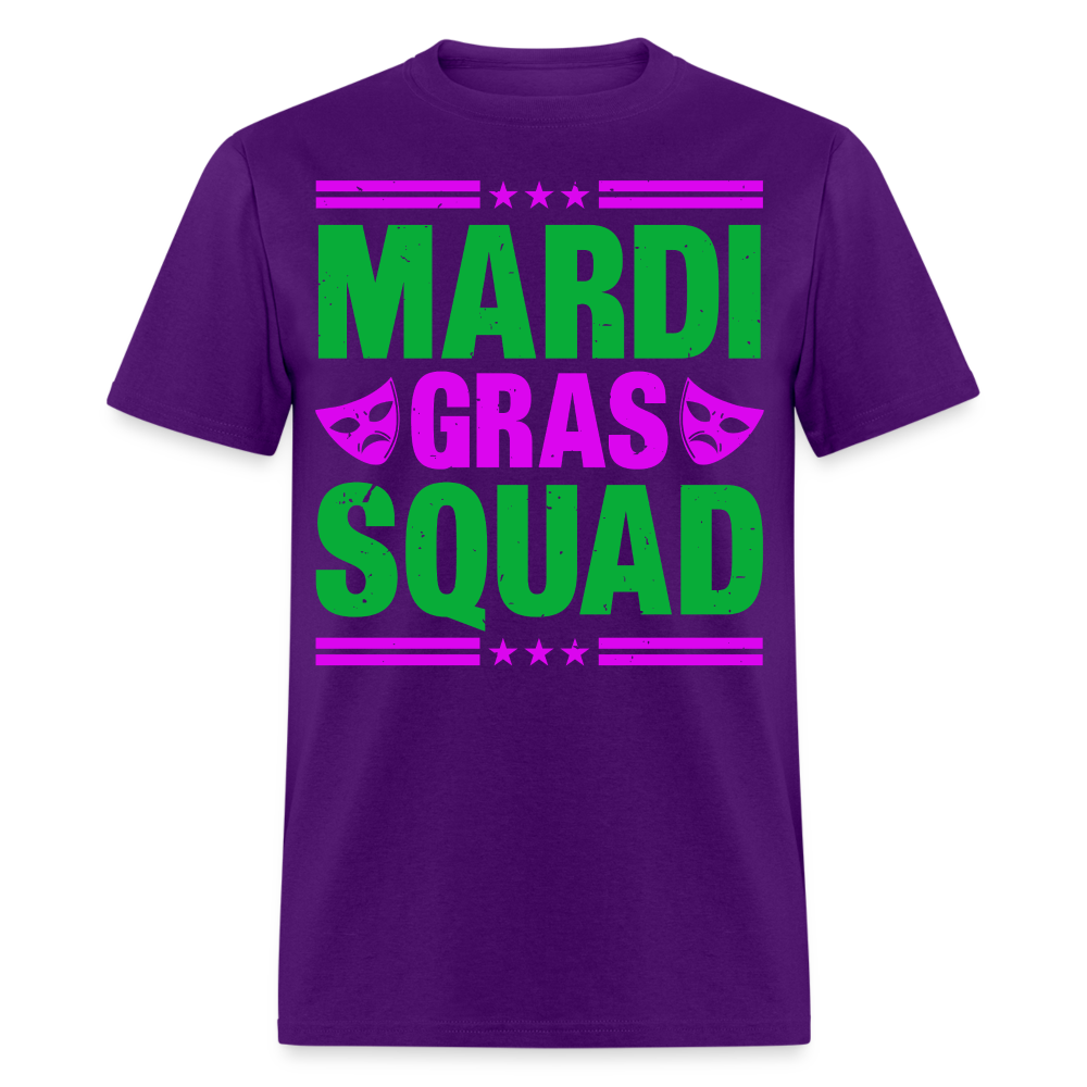 Mardi Gras Squad Shirt for Groups New Orleans Festival T-Shirt - purple