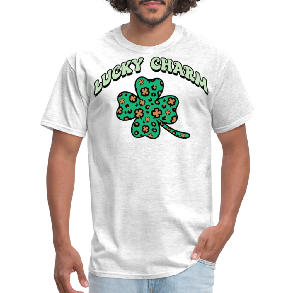 St Patrick's Day Lucky Charm Women T-shirt - light heather gray