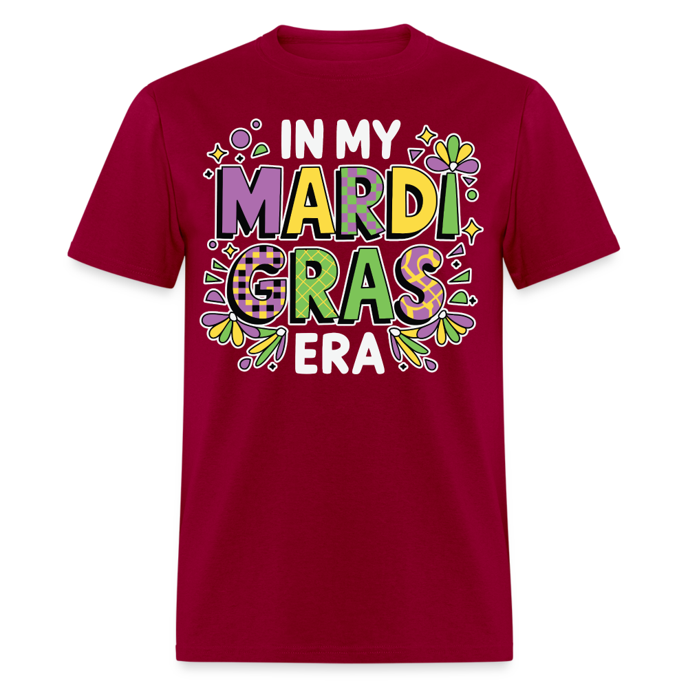 Mardi Gras Party Outfit For Women And Men Funny Mardi Gras T-shirt - dark red