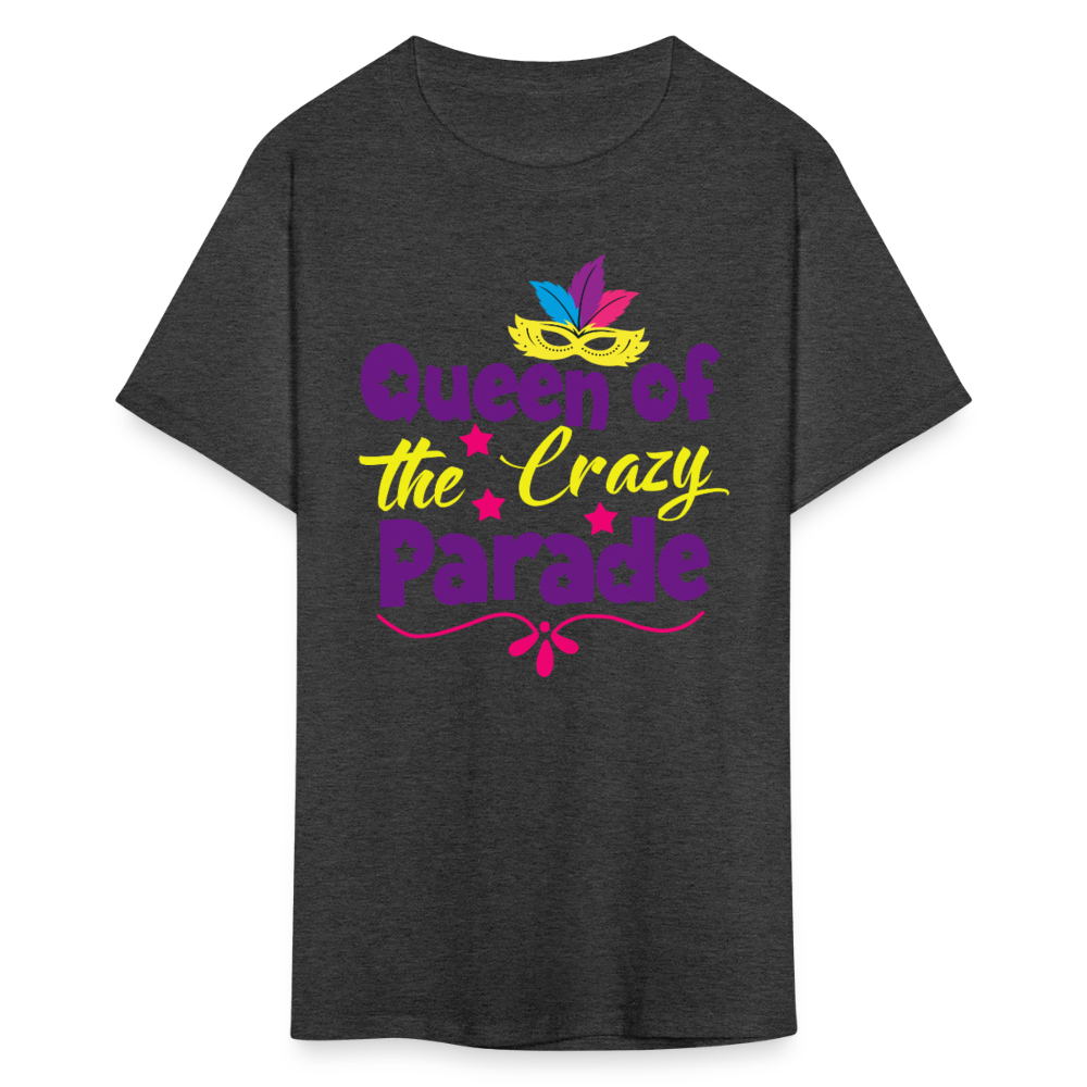 Women’s Crazy Parade Festival Tee Queen Of The Parade T-shirt - heather black