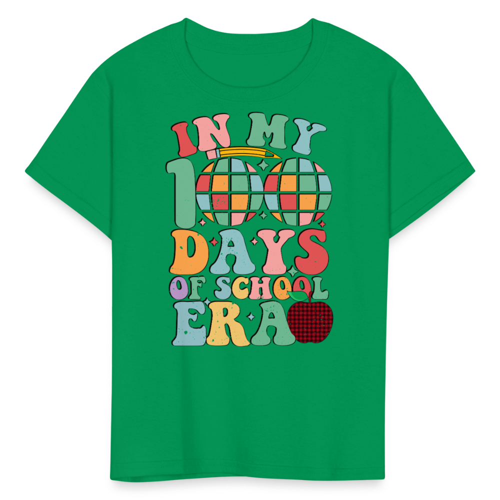 Cute Teacher Shirts For 100th Day Of School Kids T-shirt - kelly green