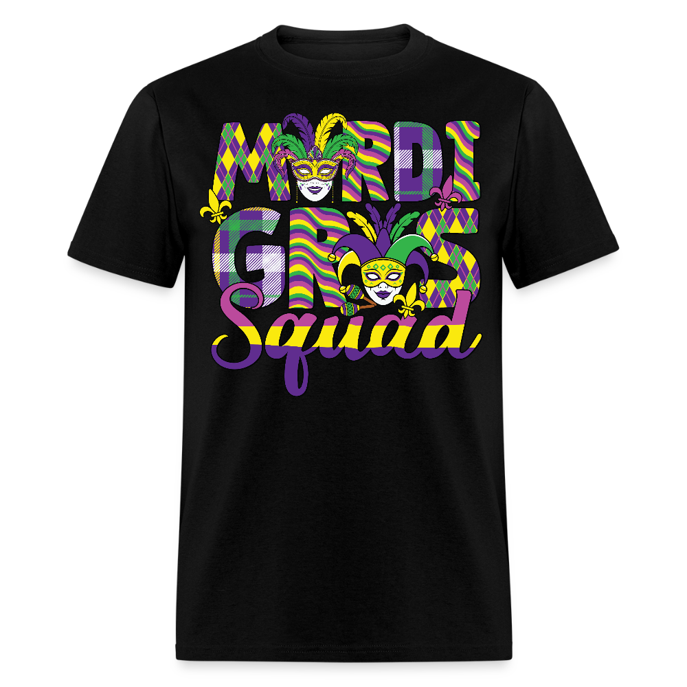 Funny And Festive Mardi Gras Party T-shirt - black