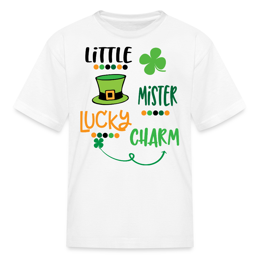 Little Mister Lucky Charm Baby T-shirt - white