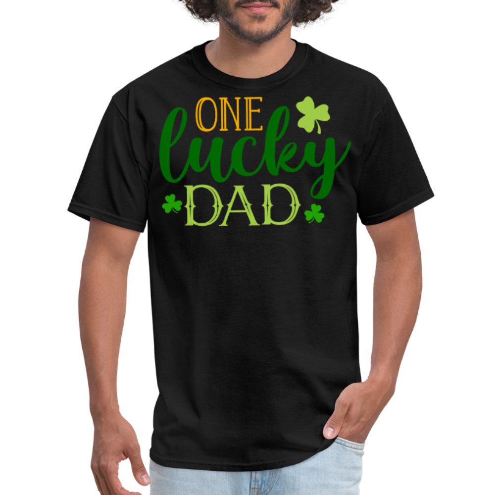 One Lucky Dad St Patrick’s Day T-shirt - black