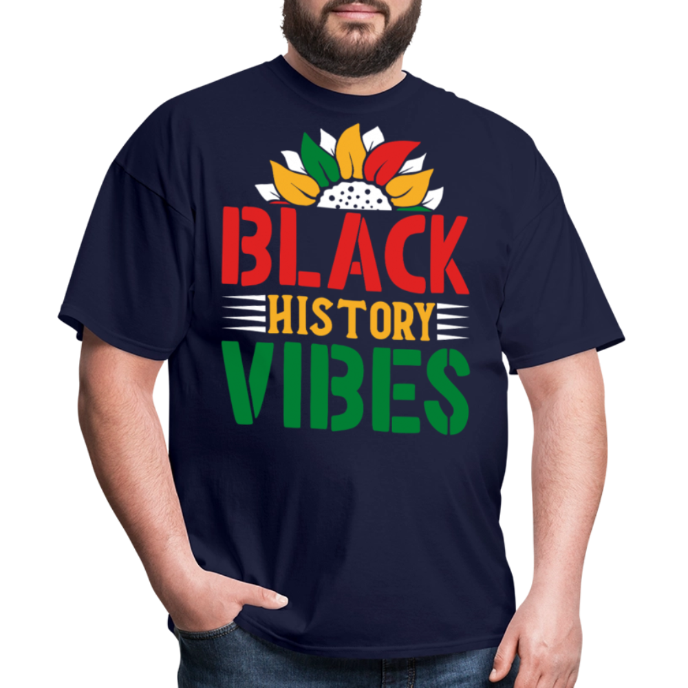 African American Culture Apparel For Black Pride T-Shirt - navy