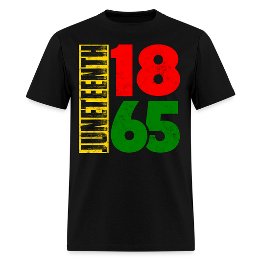 Juneteenth 1865 Black Heritage T-Shirt - black