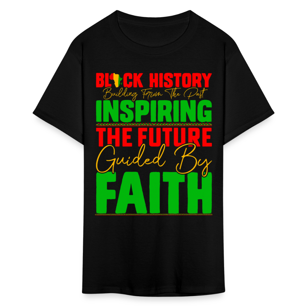 Black History Inspirational Tee Black Pride Empowering T-shirt - black