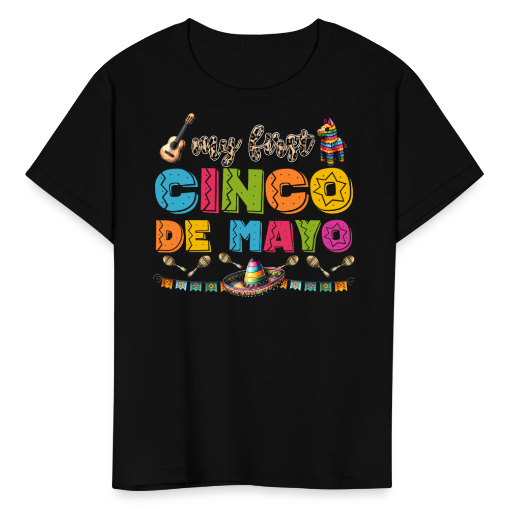 My First Cinco de Mayo Kids' T-shirt - black