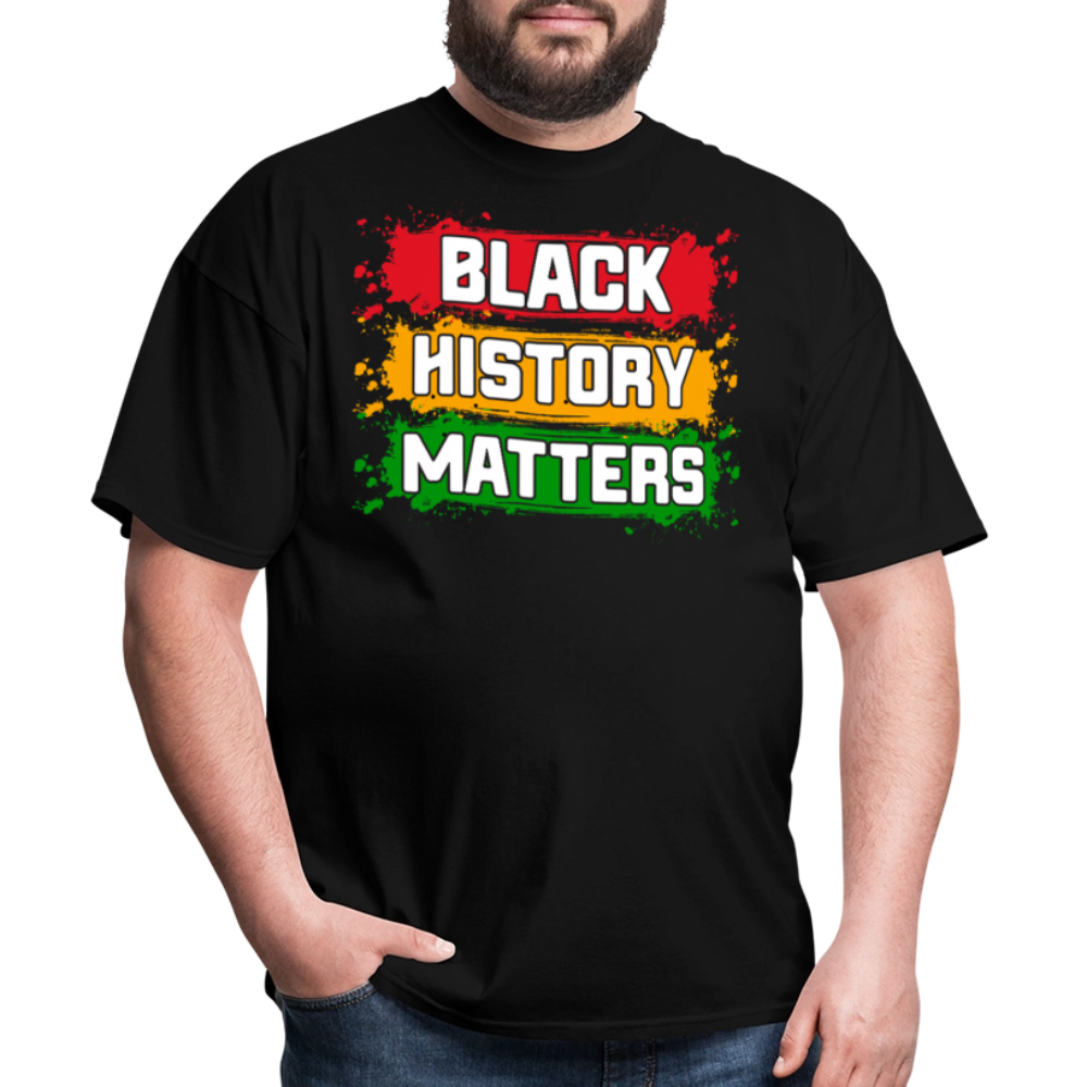 African American Heritage Apparel for Black History Month Unisex T-shirt - black